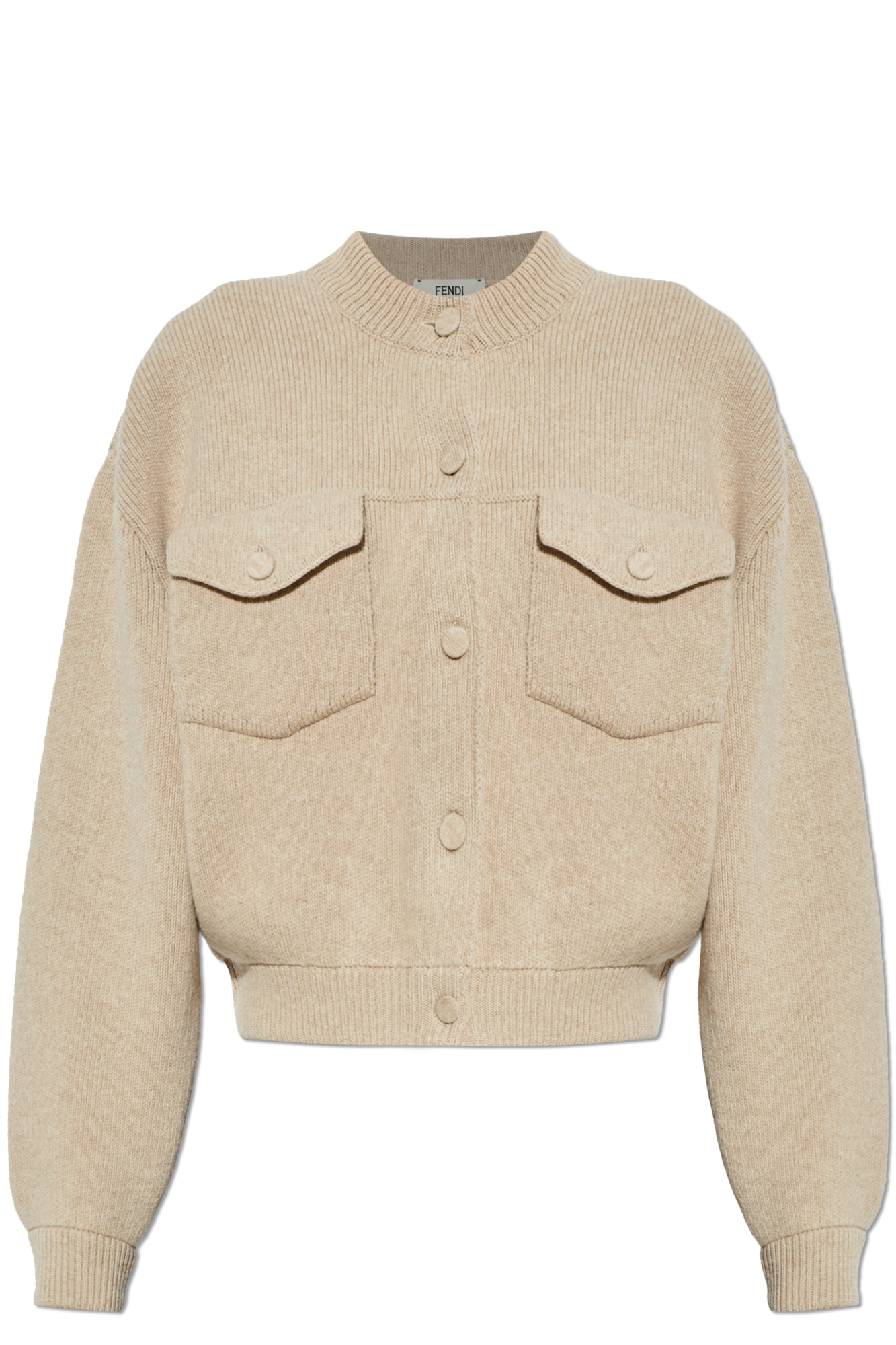 FENDI ロゴカーディガン アイボリー サイズ40 Fendi Cardigan with pockets | Women's | Vitkac